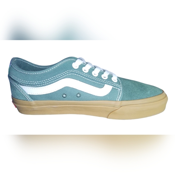 Vans Chukka Low 'Sidestripe - Jungle Green Gum', Mens 7/Womens 8.5 - Picture 8 of 10